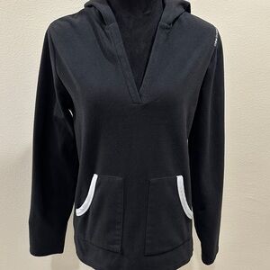 New Balance Black Hoodie with White Trim